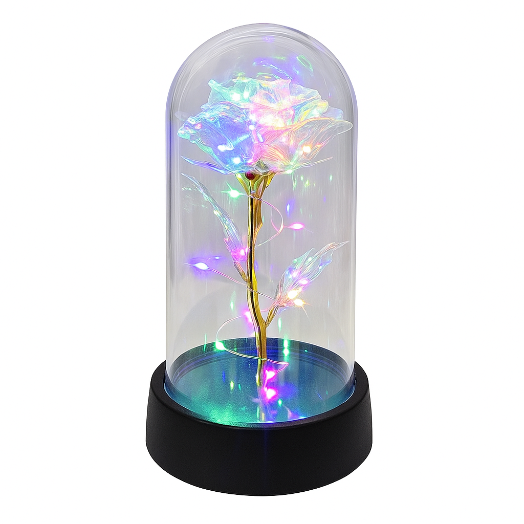 Galaxy Eternal Rose in a glass dome