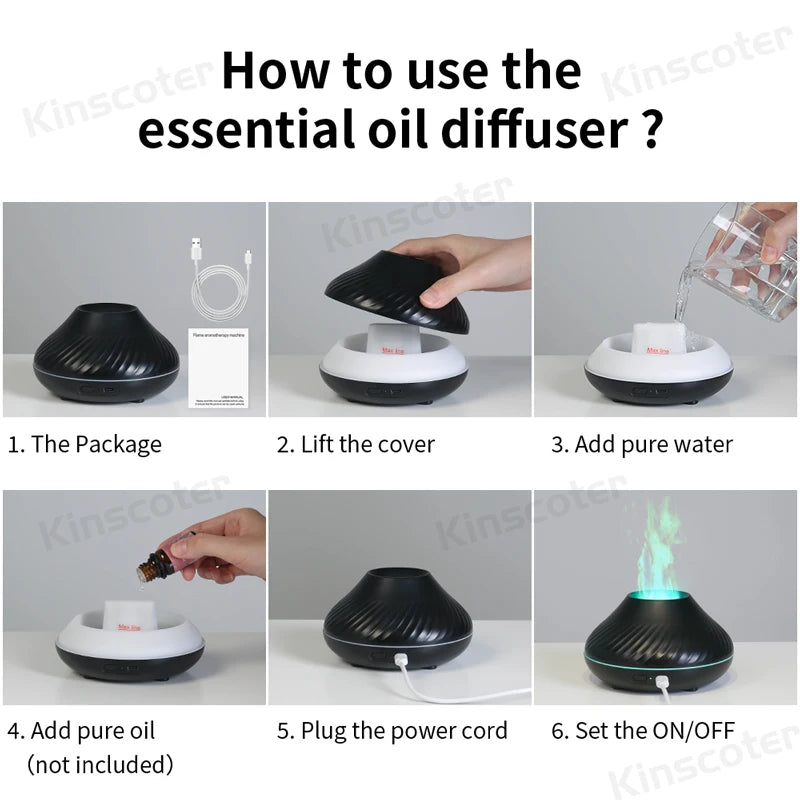Lanwang Flame Aroma Diffuser
