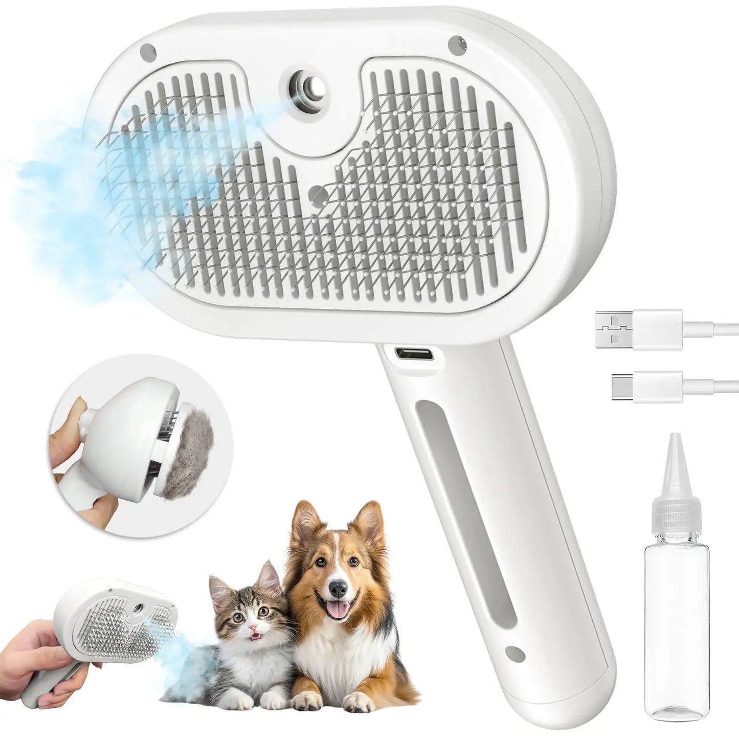 Pet Spray Grooming Comb