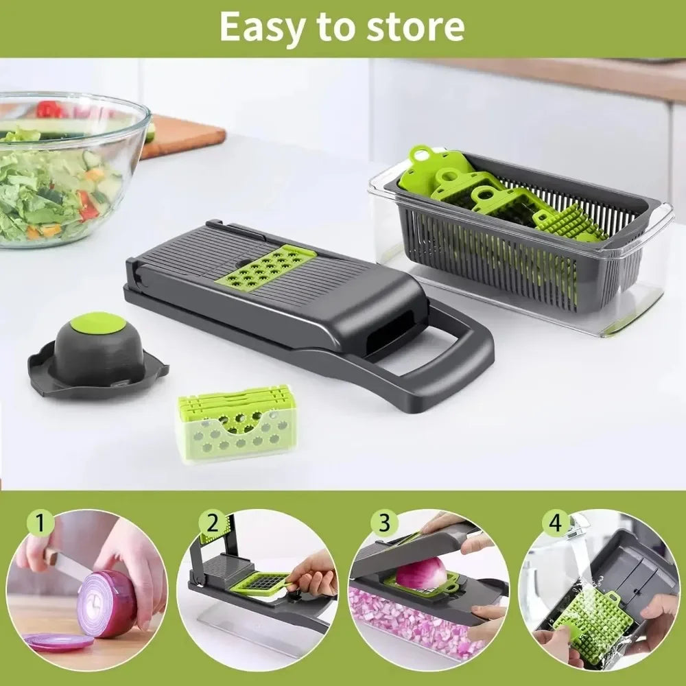 Vegetable Chopper & Slicer