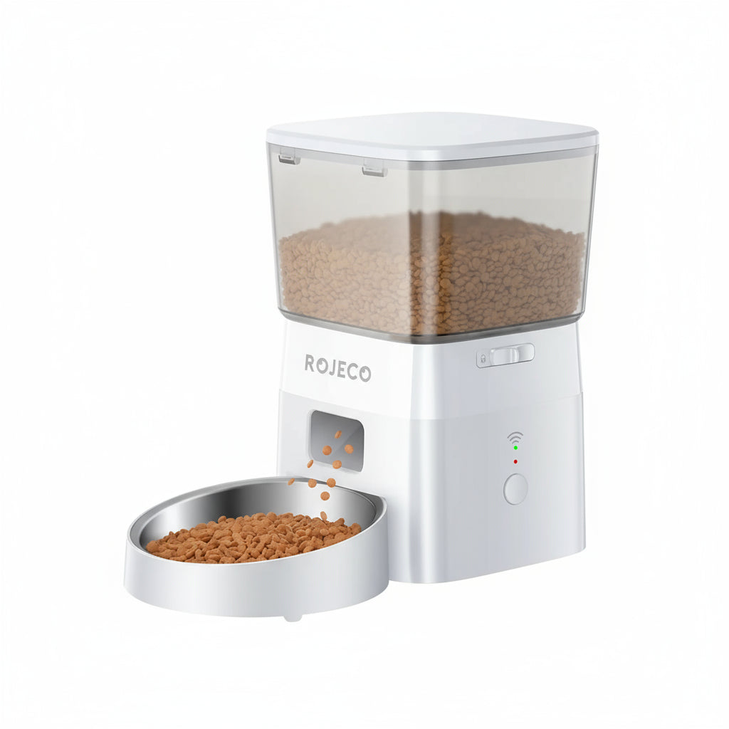 ROJECO Wi-Fi Smart Pet Food Dispenser